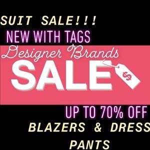 SUIT SALE!! BLAZERS AND DRESS PANTS UP TO 70% OFF
